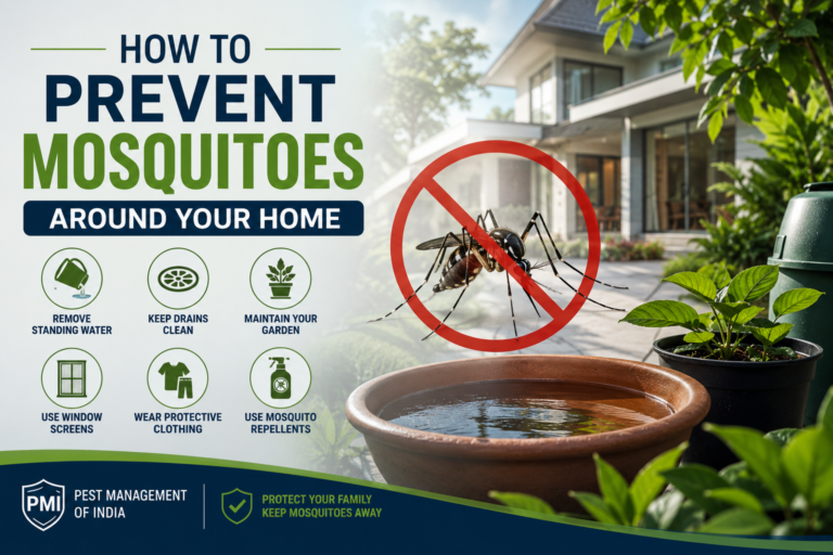 How to Prevent Mosquitoes Around Your Home